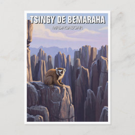 Madagascar Tsingy de Bemaraha National Park Travel Postkarte