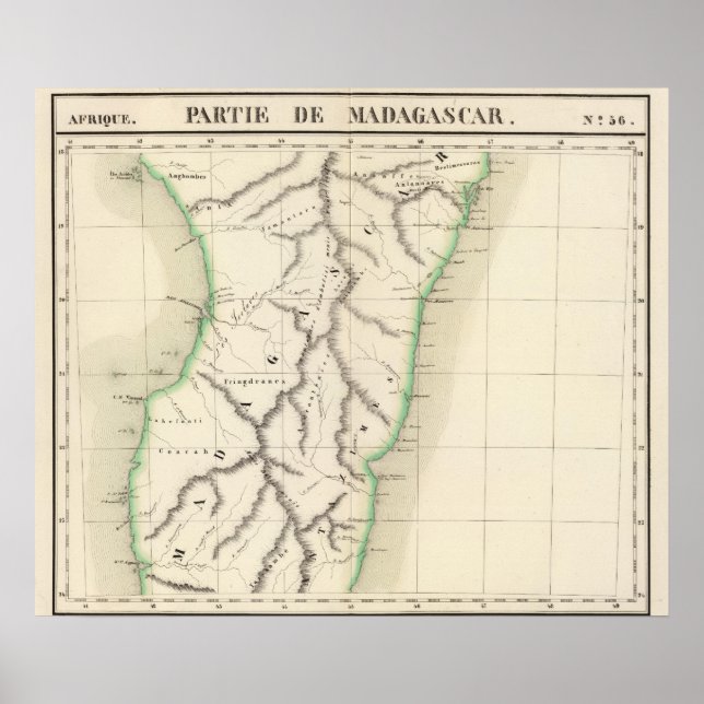 Madagaskar Afrika 56 Poster (Vorne)