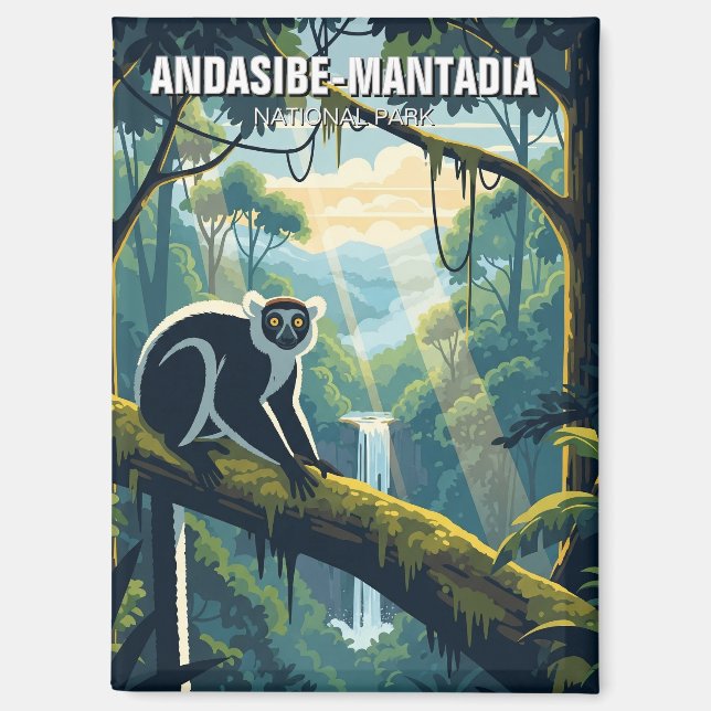 Madagaskar Andasibe-Mantadia Nationalpark Reisen Magnet (Vorderseite)