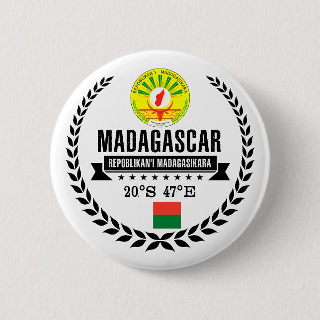 Madagaskar Button (Vorderseite)