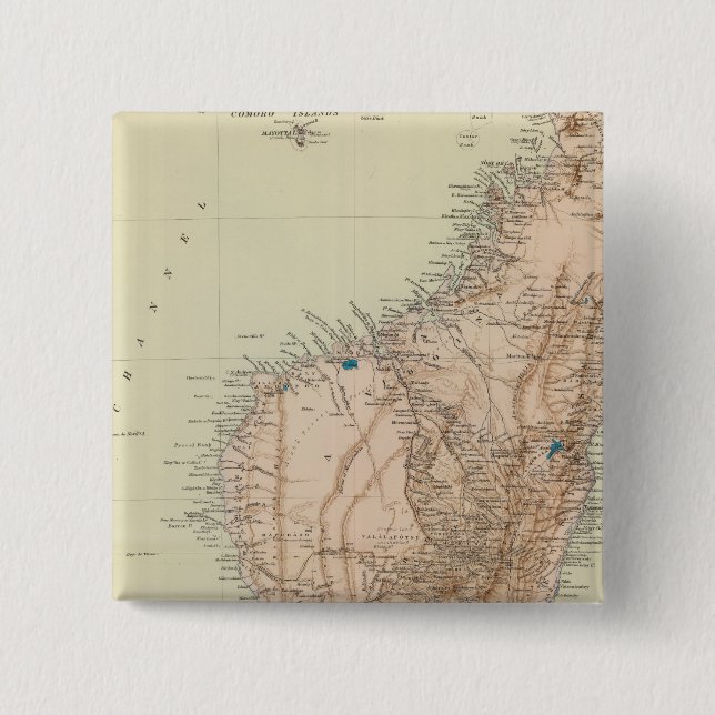 Madagaskar Button (Vorderseite)