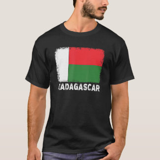 Madagaskar Flag Unterstützung von Madagaskar Leute T-Shirt