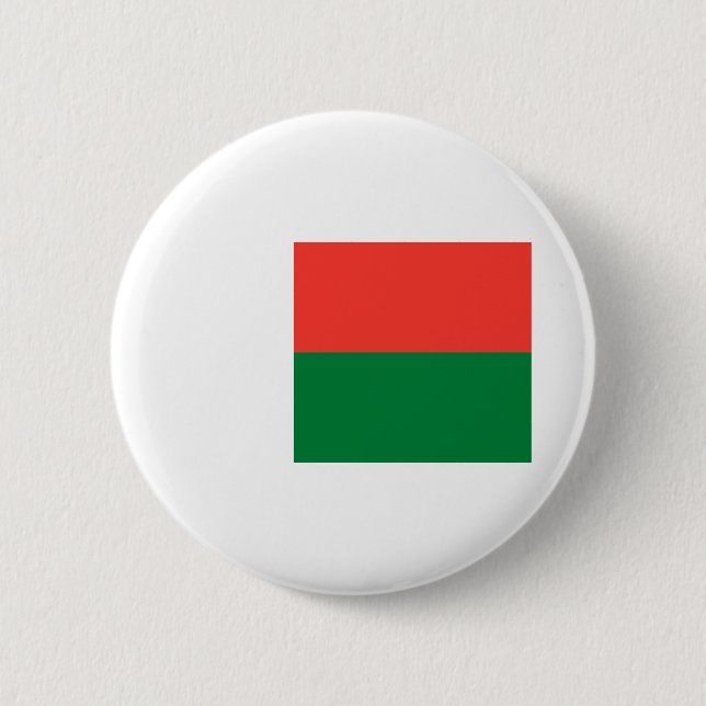 Madagaskar-Flagge Button (Vorderseite)