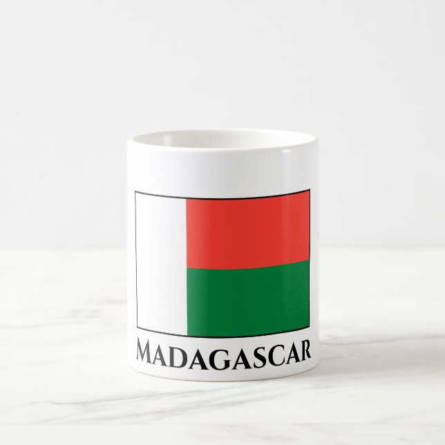 Madagaskar-Flagge Kaffeetasse (Mittel)