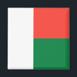 Madagaskar-Flagge Magnet<br><div class="desc">Anpassbare World Flag Produkte - Bitte fühlen Sie sich frei,  Ihren eigenen Text hinzuzufügen.</div>