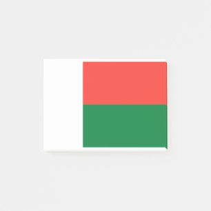 Madagaskar-Flagge Post-it Klebezettel