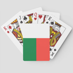 Madagaskar-Flagge Spielkarten