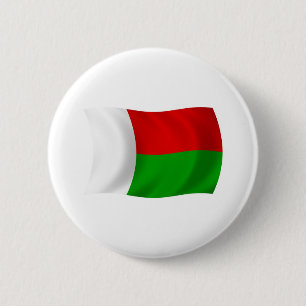 Madagaskar-Flaggenknopf Button