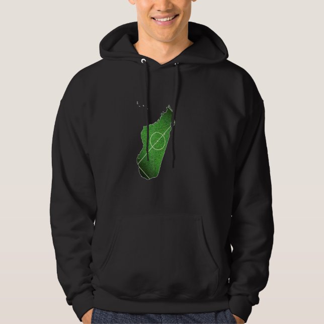 Madagaskar Fußballplatz Hoodie (Vorderseite)