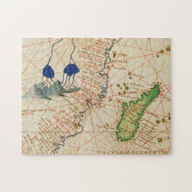 Madagaskar-Karte (Horizontal)