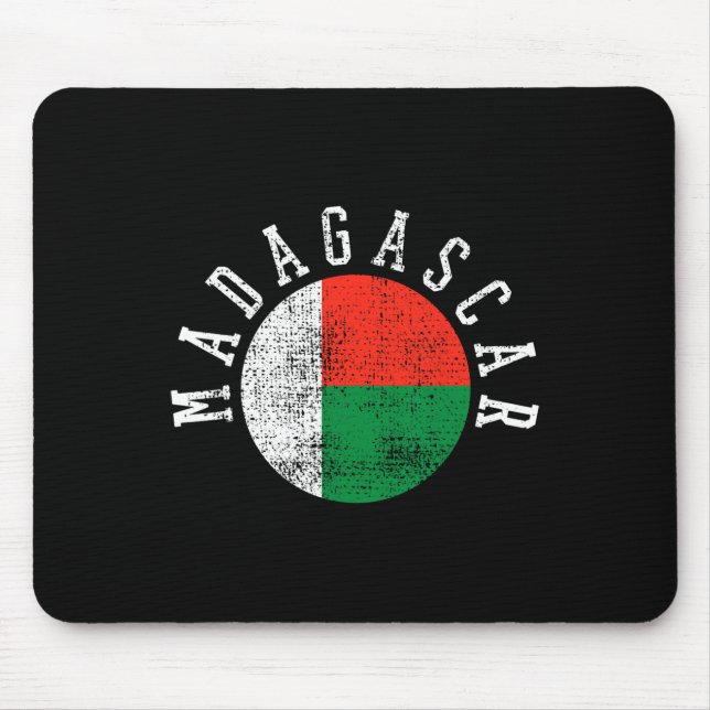 Madagaskar-Malagasy-Flagge Mousepad (Vorne)