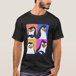 Madagaskar-Pinguine, Niedlich und knuddelig Text-P T-Shirt