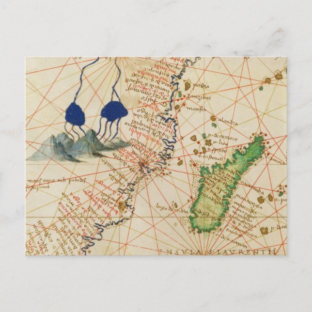 Madagaskar Postkarte (Vorderseite)