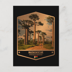 Madagaskar Postkarte