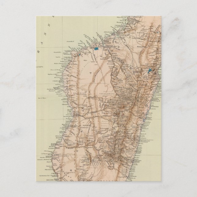 Madagaskar Postkarte (Vorderseite)