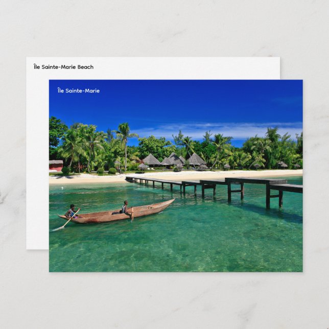 Madagaskar Postkarte (Vorne/Hinten)