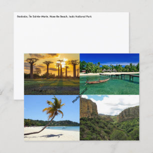 Madagaskar Postkarte