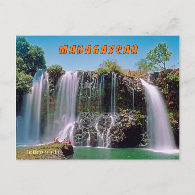Madagaskar Postkarte (Vorderseite)