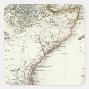 Madagaskar Quadratischer Aufkleber