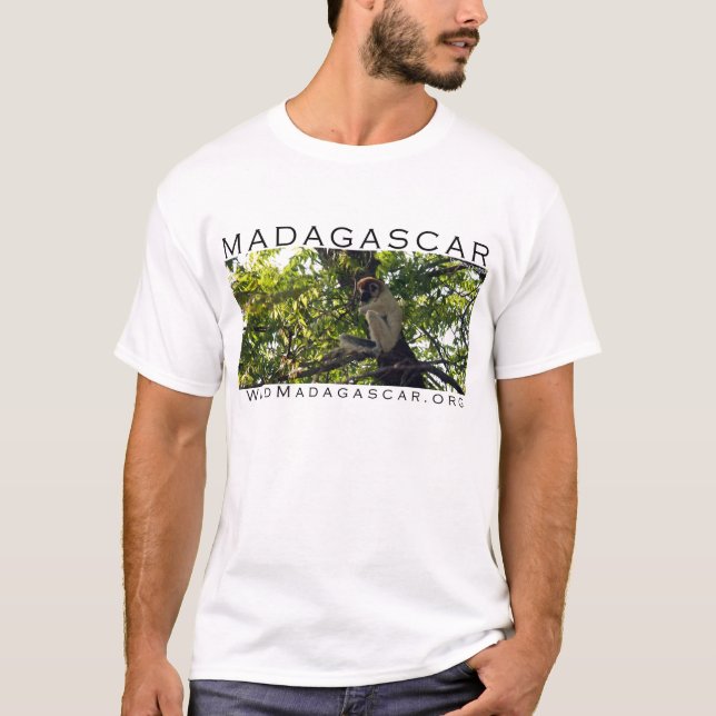 MADAGASKAR: sifaka Lemur-Shirt T-Shirt (Vorderseite)