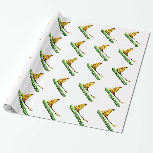 Madagaskar-Tiersymbol Geschenkpapier (Ungerollt)