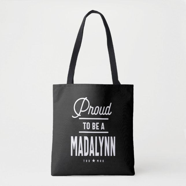 Madalynn Personalisiert Name Geburtstagsgeschenk Tasche (Vorderseite)