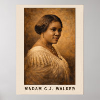Madam C.J. Walker-Porträtkunst