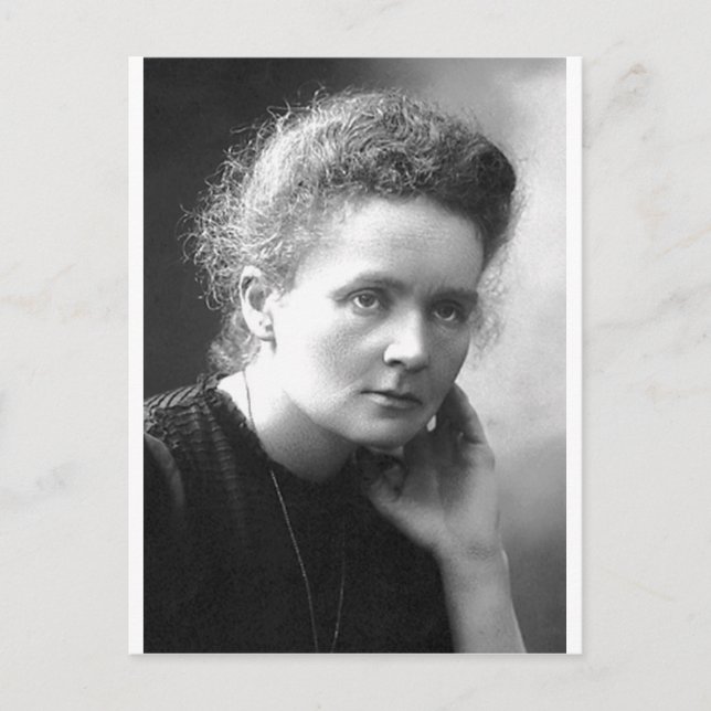 Madam Marie Curie Postkarte (Vorderseite)