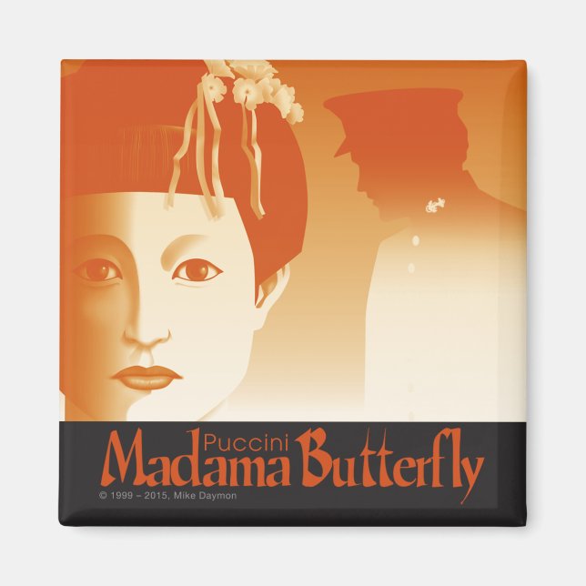 Madama Butterfly! Opera Magnet (Vorne)