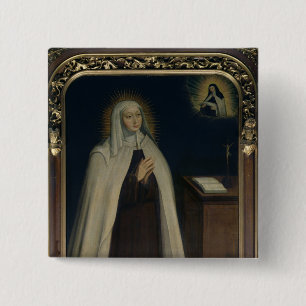 Madame Acarie bekannt als Marie de L'Incarnation Button