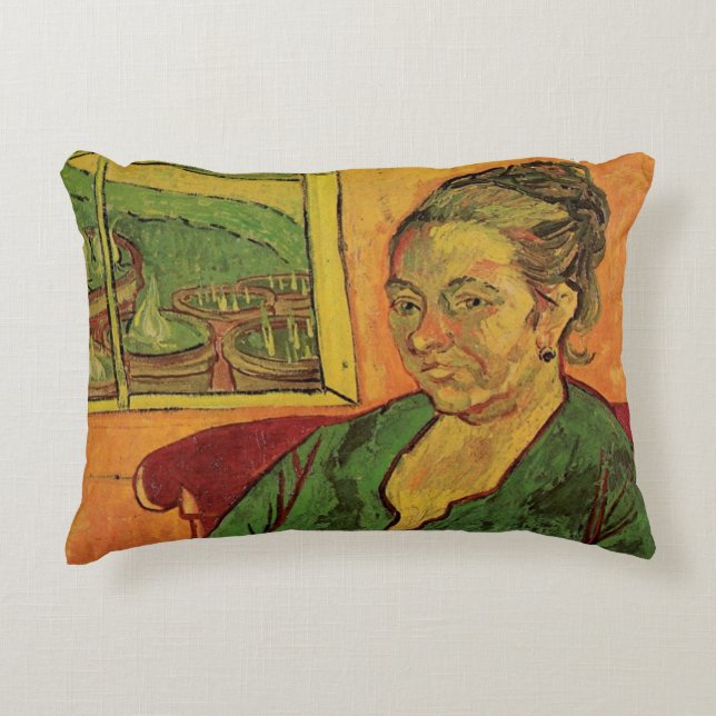 Madame Augustine Roulin von Vincent van Gogh Dekokissen (Vorderseite)