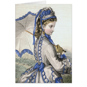 Madame avec un parasol
