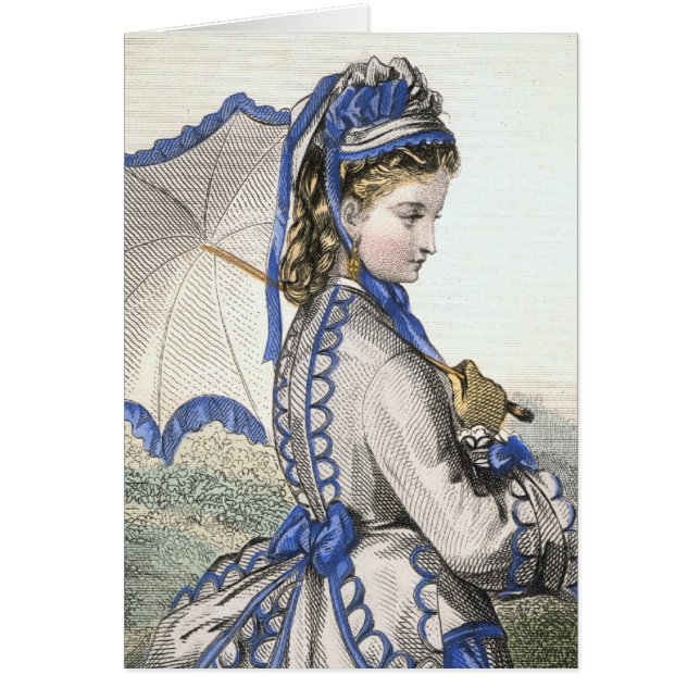 Madame avec un parasol (Devant)