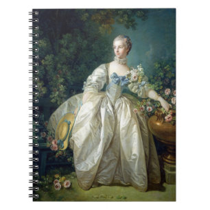 Madame Bergeret 1766 von Francois Boucher Ölfarbe Notizblock