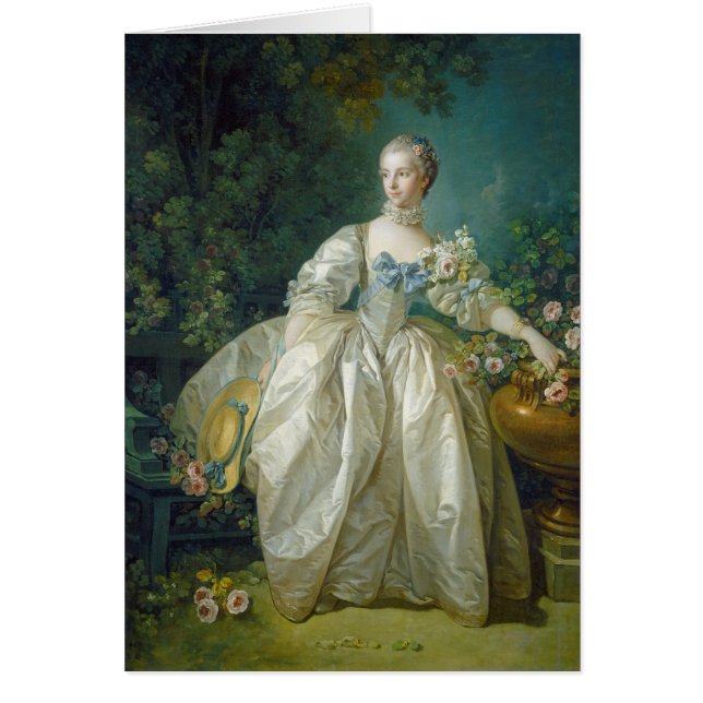 Madame Bergeret, c. 1766 (Öl auf Leinwand) (Vorne)