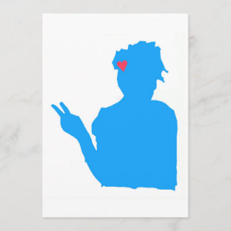 Madame bleue Invitation