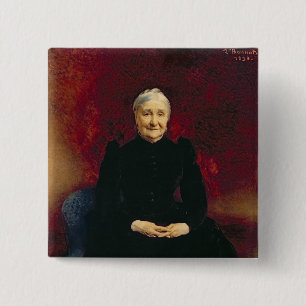 Madame Bonnat, die Mutter des Künstlers, 1893 Button
