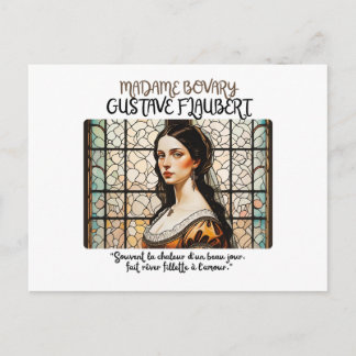 'Madame Bovary', by Gustave Flaubert Postkarte