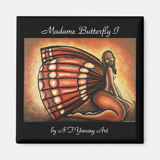 Madame Butterfly I Magnet