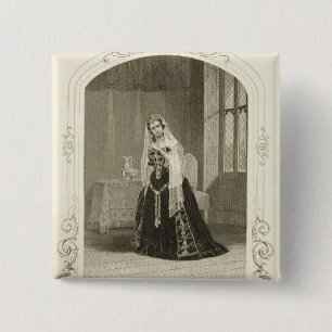 Madame Celeste als die Prinzessin Katherine, Sc Button