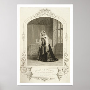 Madame Celeste als die Prinzessin Katherine, Sc Poster
