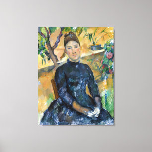 Madame Cézanne Paul-Cezanne im Konservatorium Leinwanddruck