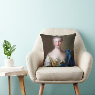Madame de la Porte 1754 von Jean-Marc Nattier Kissen