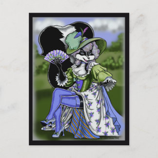 Madame de Pew Postcard Postkarte