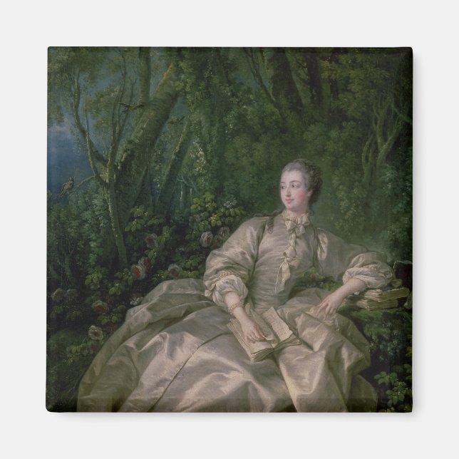 Madame de Pompadour, 1758 Magnet (Vorne)