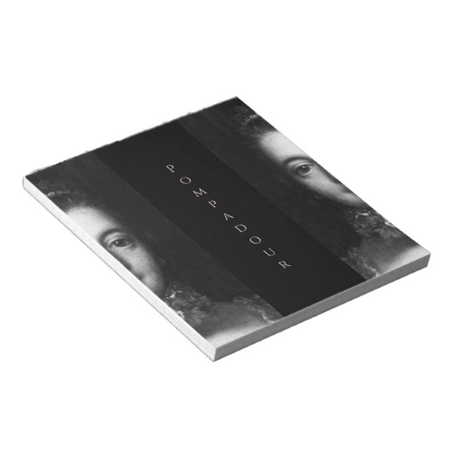 Madame de Pompadour baroque Notizblock (angewinkelt)