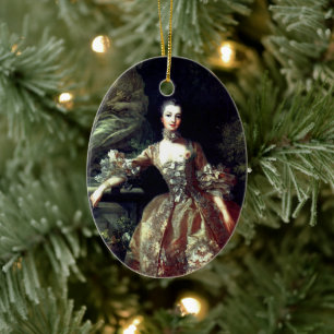 ♥ Madame de Pompadour –Jeanne-Antoinette Poisson ♥ Keramik Ornament