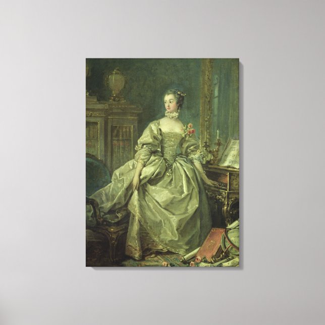Madame de Pompadour Leinwanddruck (Vorderseite)