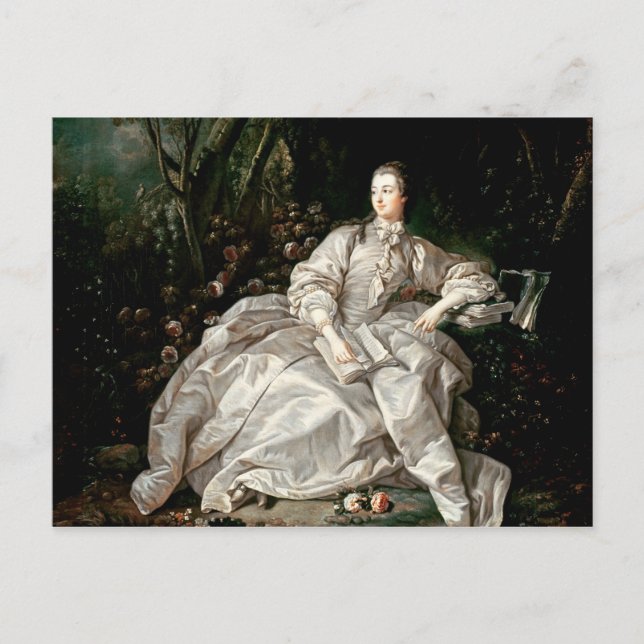 Madame de Pompadour Postkarte (Vorderseite)