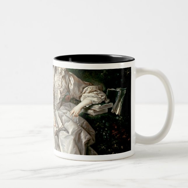Madame de Pompadour Zweifarbige Tasse (Rechts)
